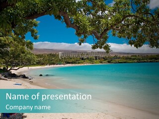 Calm Mauna Pacific PowerPoint Template