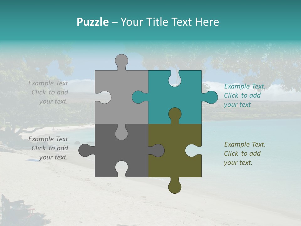 Calm Mauna Pacific PowerPoint Template