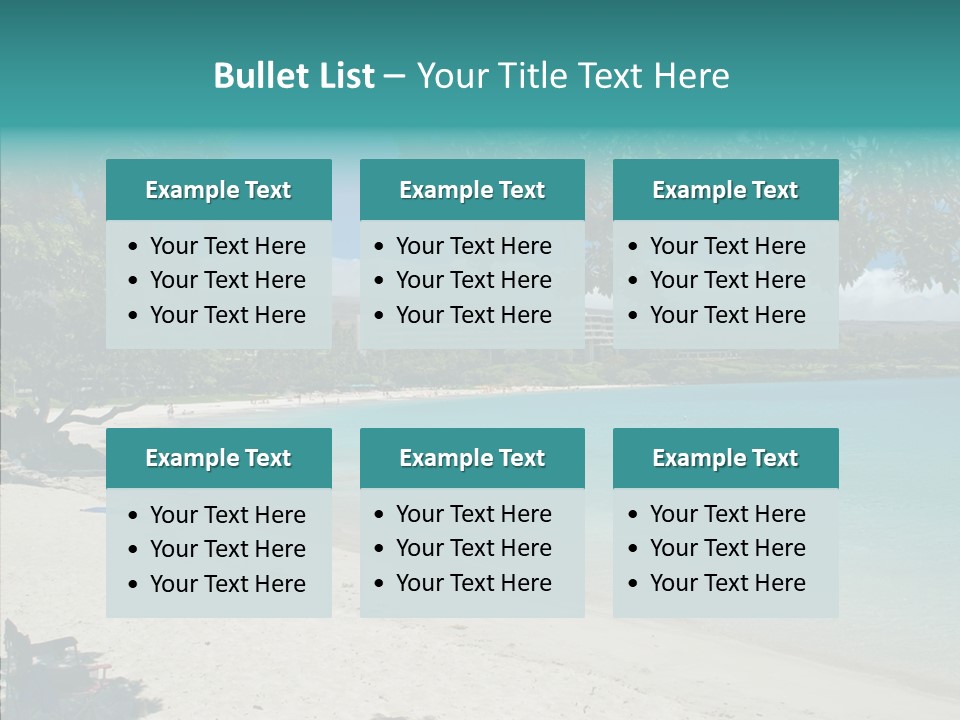 Calm Mauna Pacific PowerPoint Template