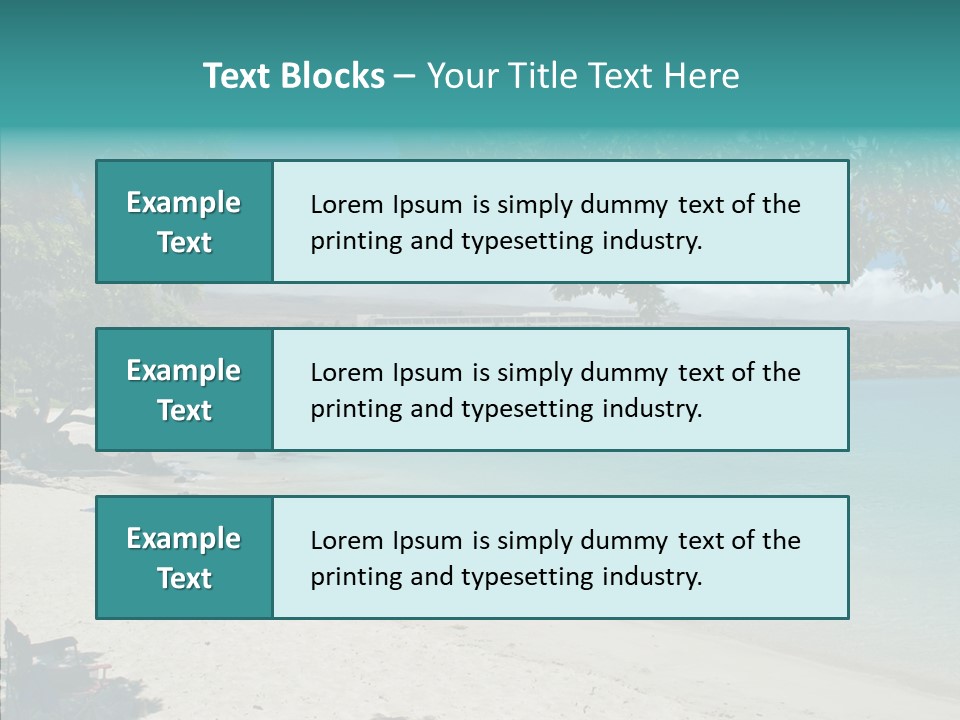 Calm Mauna Pacific PowerPoint Template