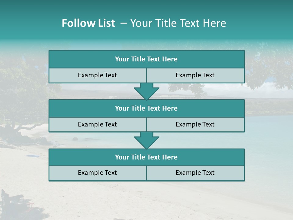 Calm Mauna Pacific PowerPoint Template