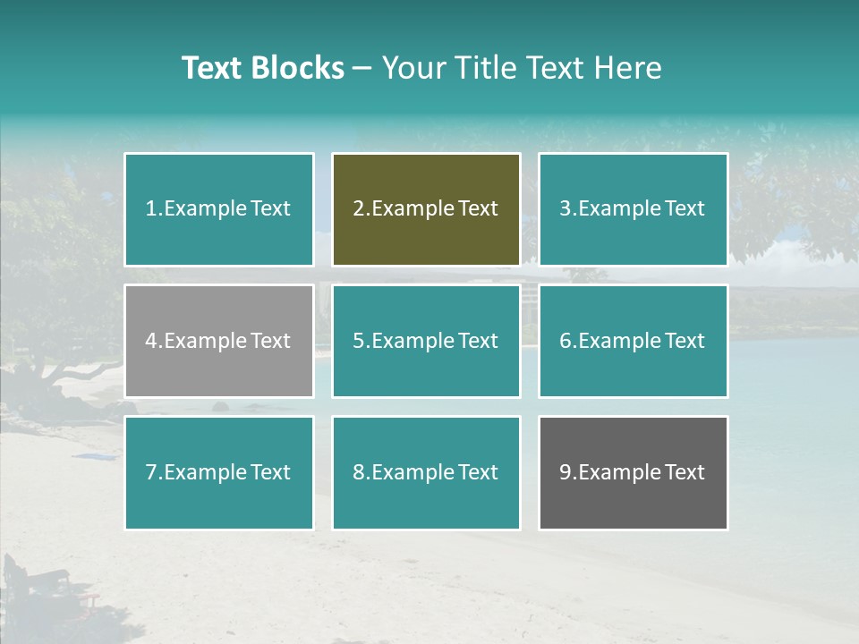 Calm Mauna Pacific PowerPoint Template