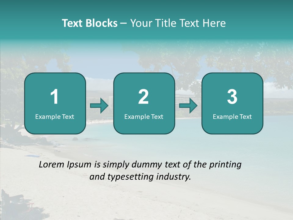 Calm Mauna Pacific PowerPoint Template