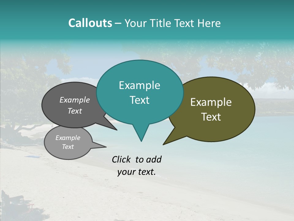 Calm Mauna Pacific PowerPoint Template