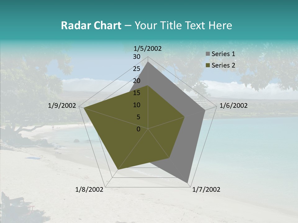 Calm Mauna Pacific PowerPoint Template