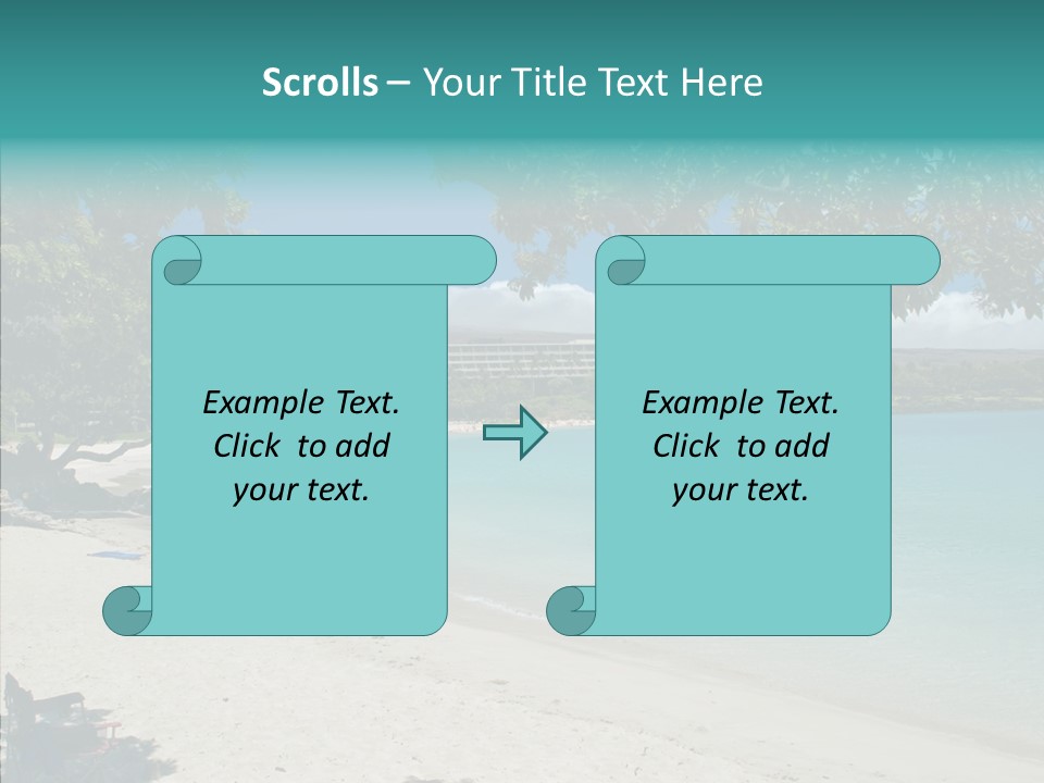 Calm Mauna Pacific PowerPoint Template