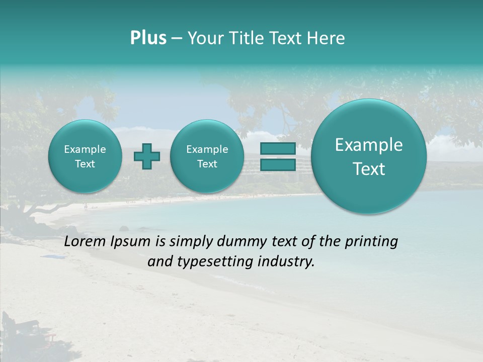 Calm Mauna Pacific PowerPoint Template
