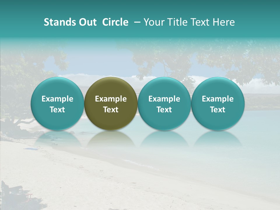 Calm Mauna Pacific PowerPoint Template