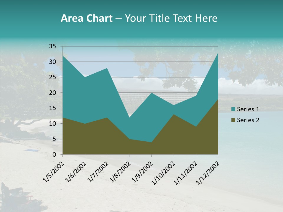Calm Mauna Pacific PowerPoint Template