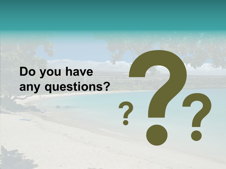 Calm Mauna Pacific PowerPoint Template