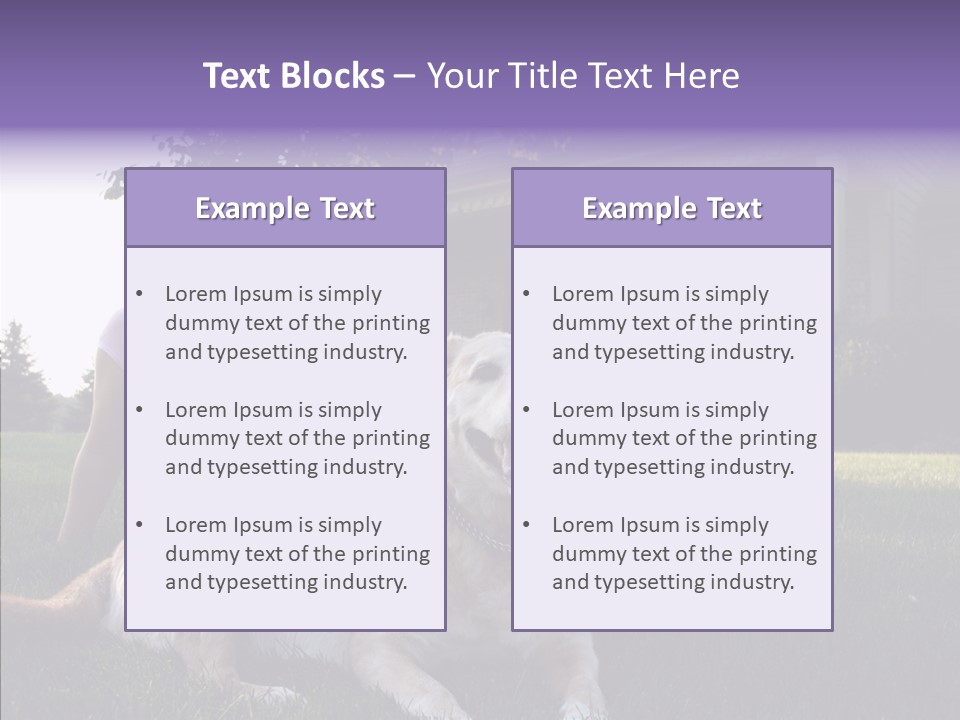Portrait Outdoors Real Estate PowerPoint Template