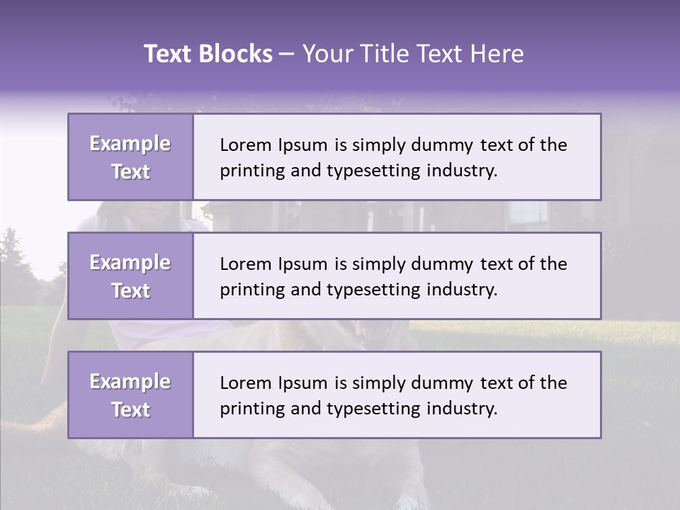 Portrait Outdoors Real Estate PowerPoint Template