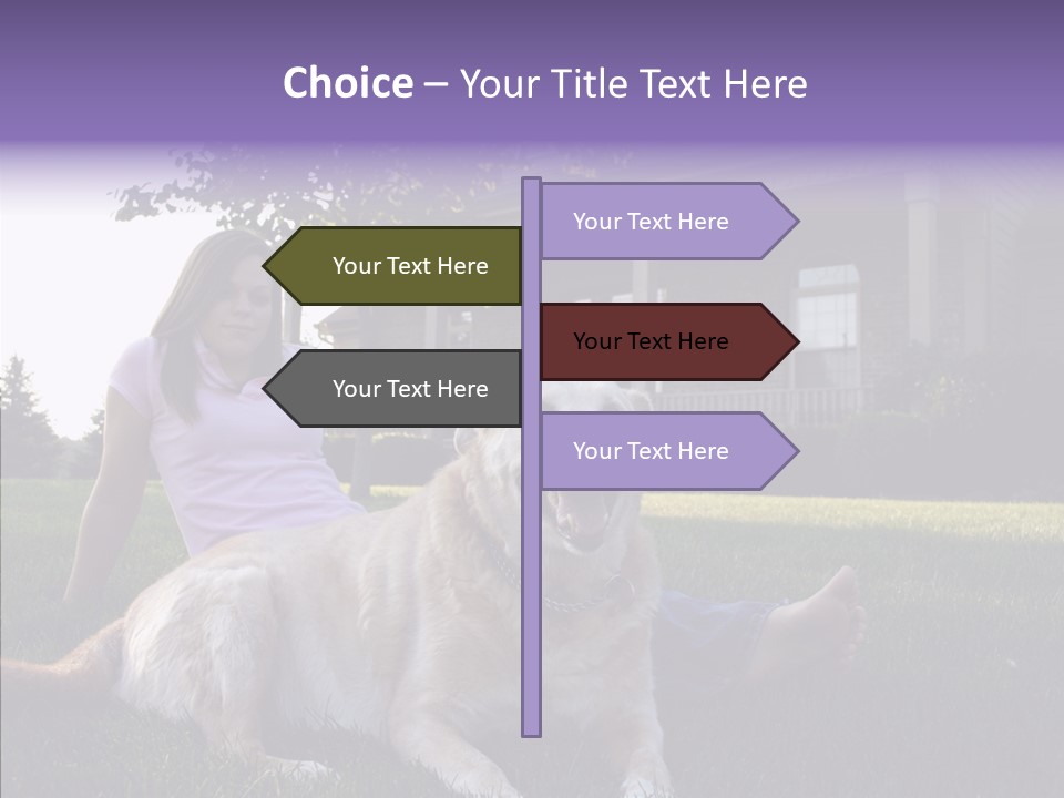 Portrait Outdoors Real Estate PowerPoint Template