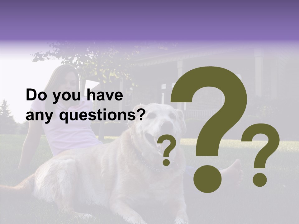 Portrait Outdoors Real Estate PowerPoint Template