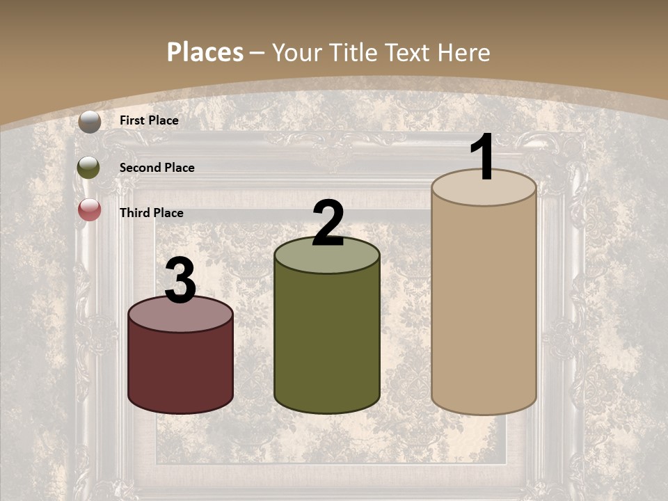 Burnt Engraved Pattern PowerPoint Template