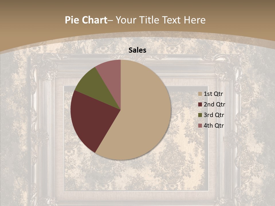 Burnt Engraved Pattern PowerPoint Template