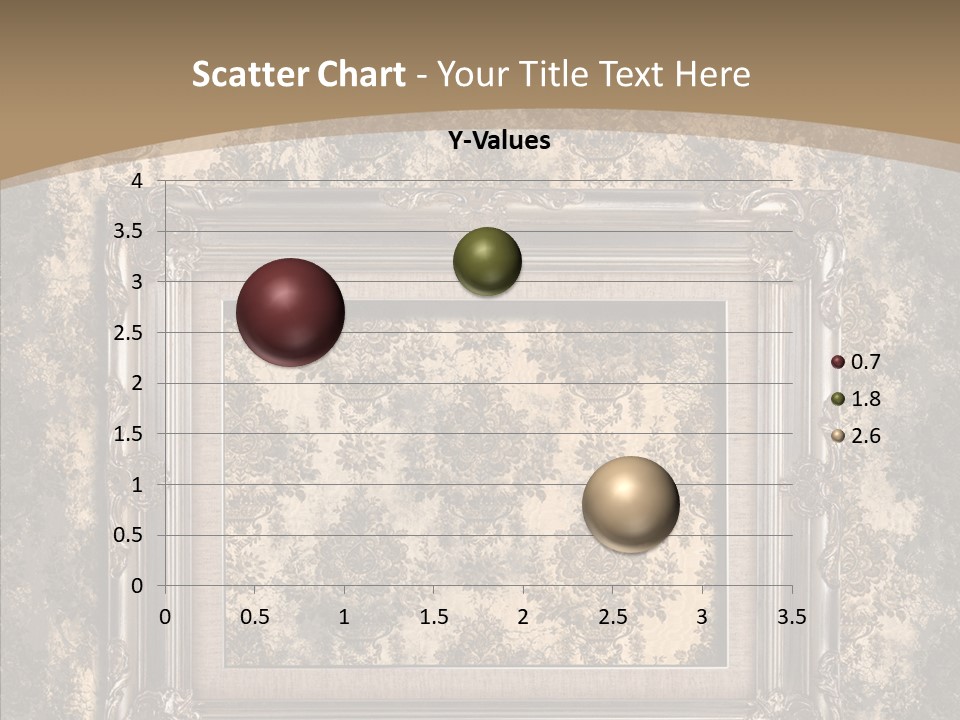 Burnt Engraved Pattern PowerPoint Template