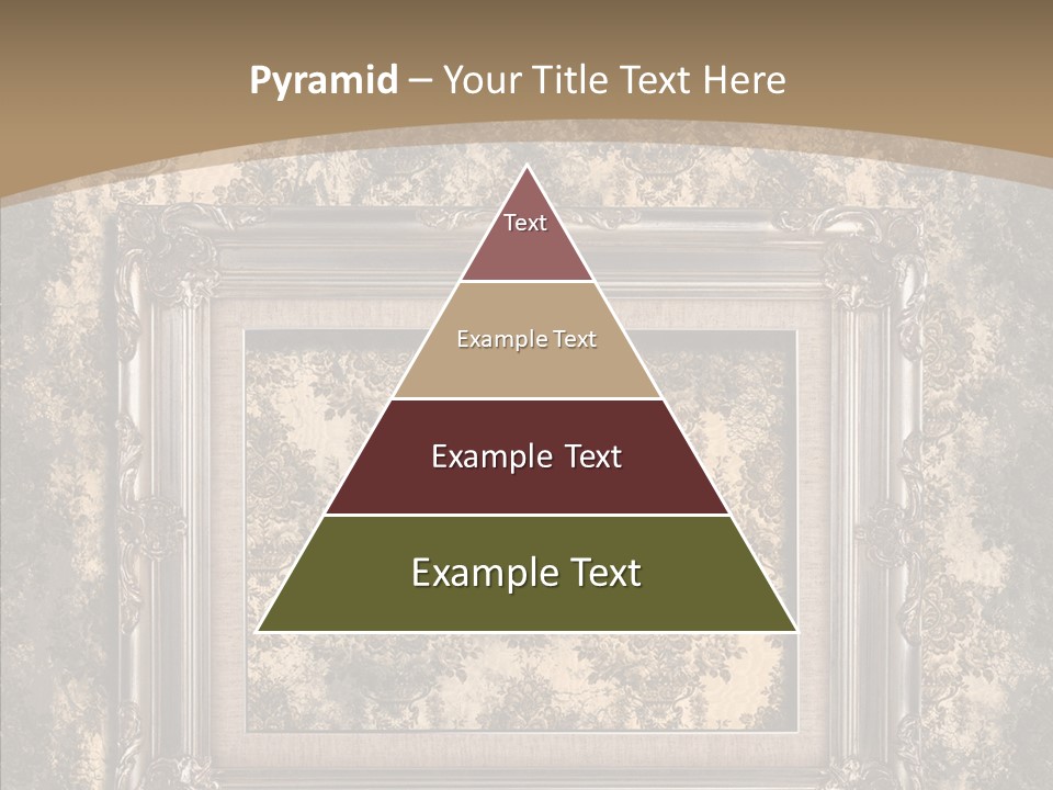 Burnt Engraved Pattern PowerPoint Template