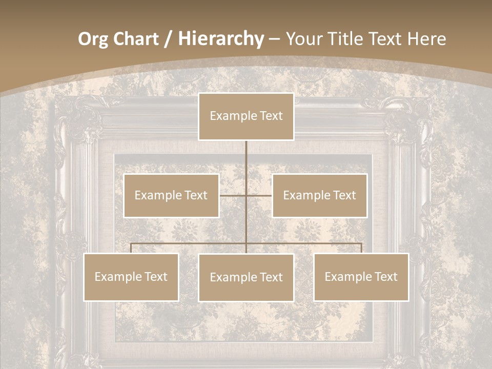 Burnt Engraved Pattern PowerPoint Template