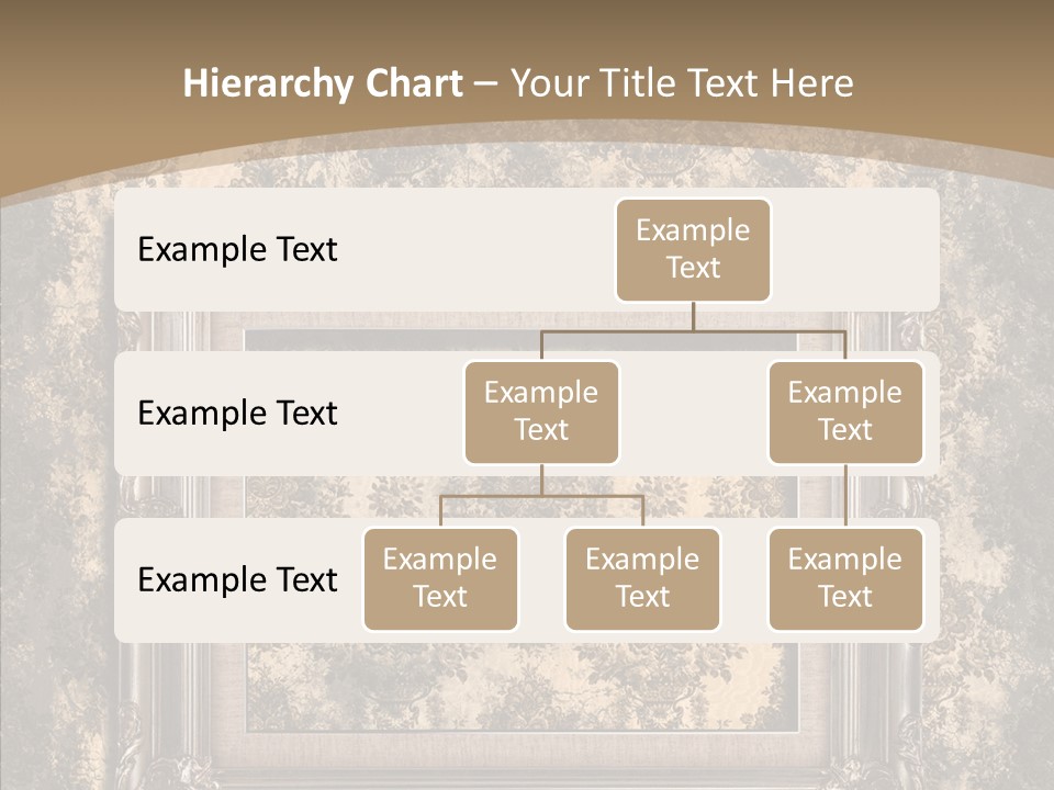 Burnt Engraved Pattern PowerPoint Template