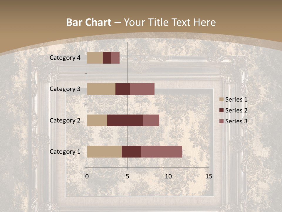 Burnt Engraved Pattern PowerPoint Template