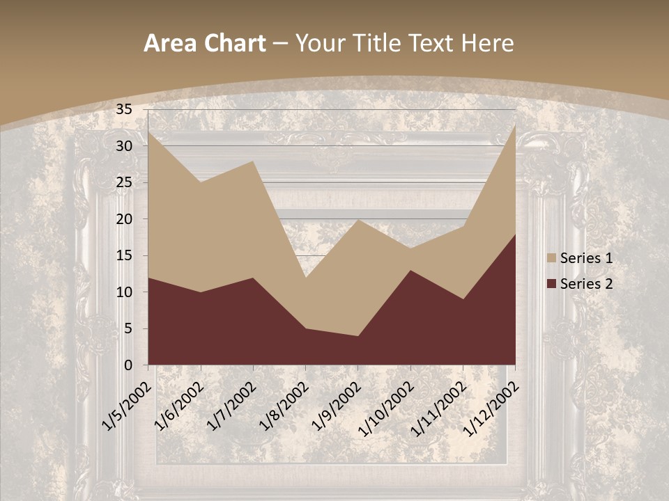 Burnt Engraved Pattern PowerPoint Template