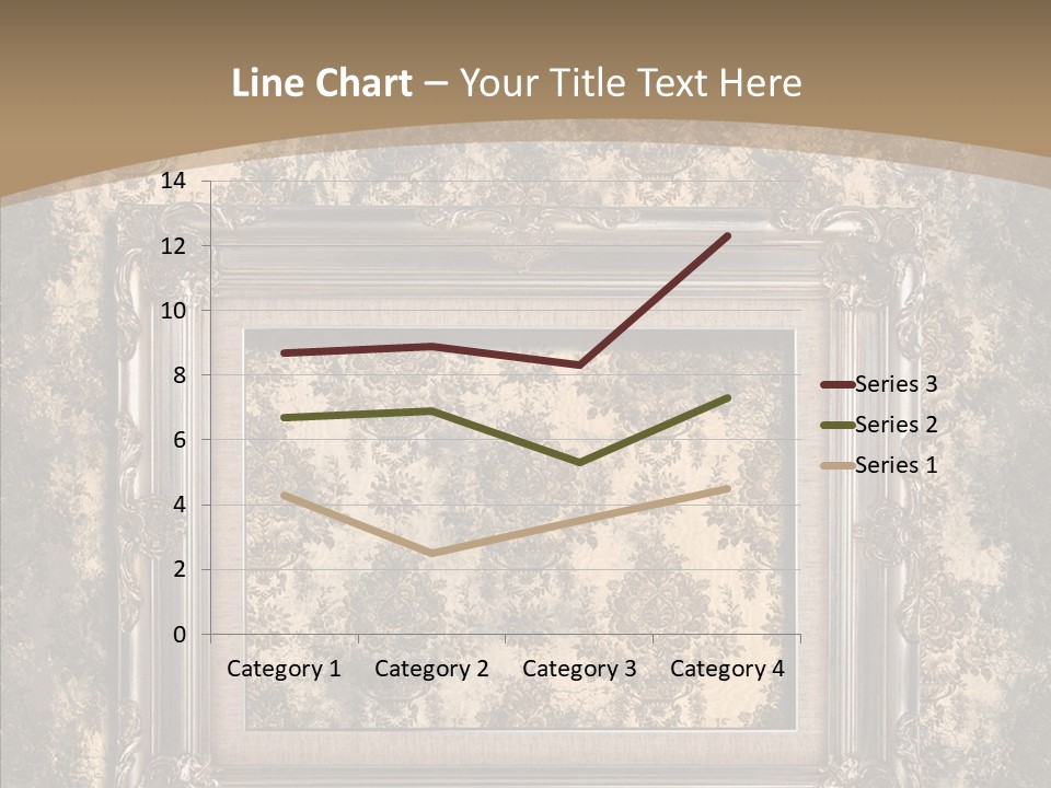 Burnt Engraved Pattern PowerPoint Template