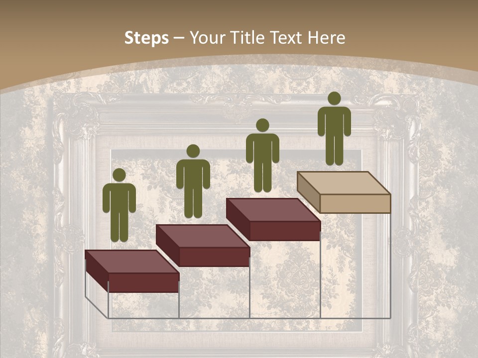 Burnt Engraved Pattern PowerPoint Template