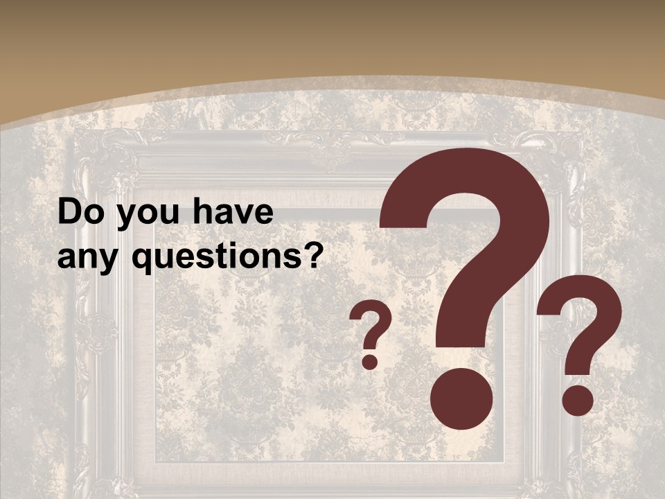 Burnt Engraved Pattern PowerPoint Template