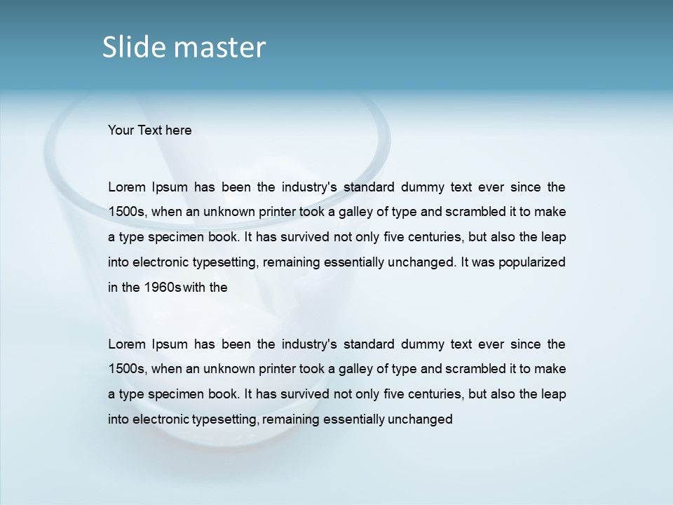 Dairy Pour Calcium PowerPoint Template