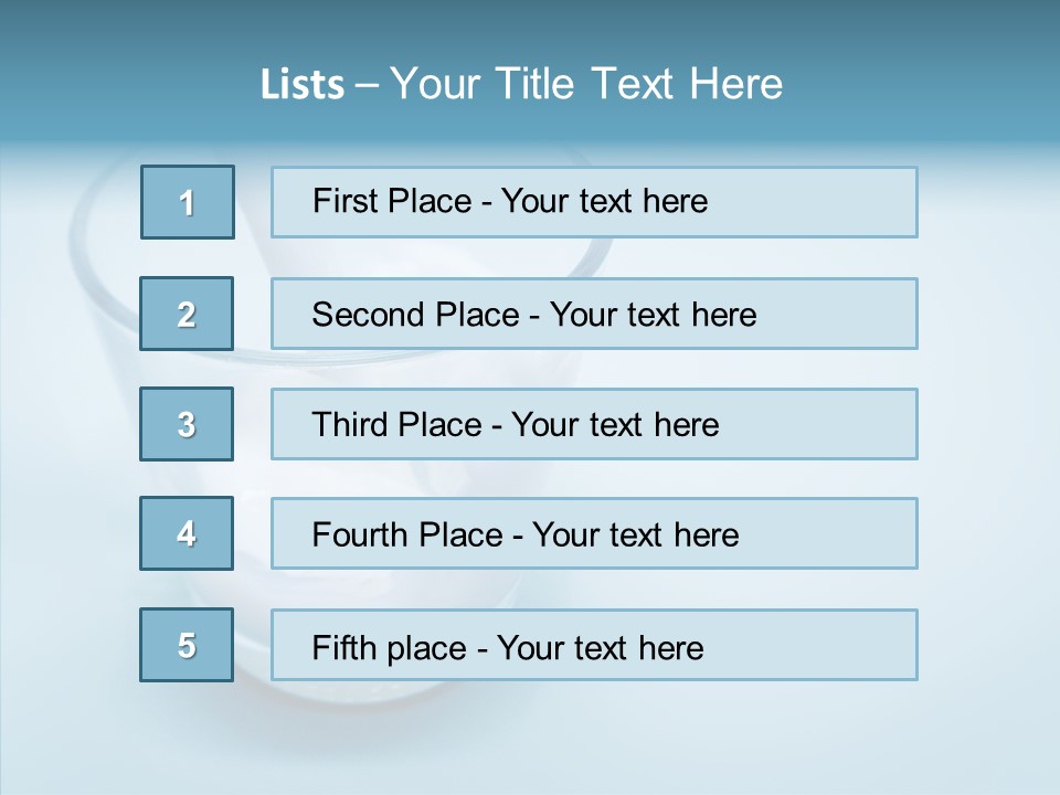 Dairy Pour Calcium PowerPoint Template
