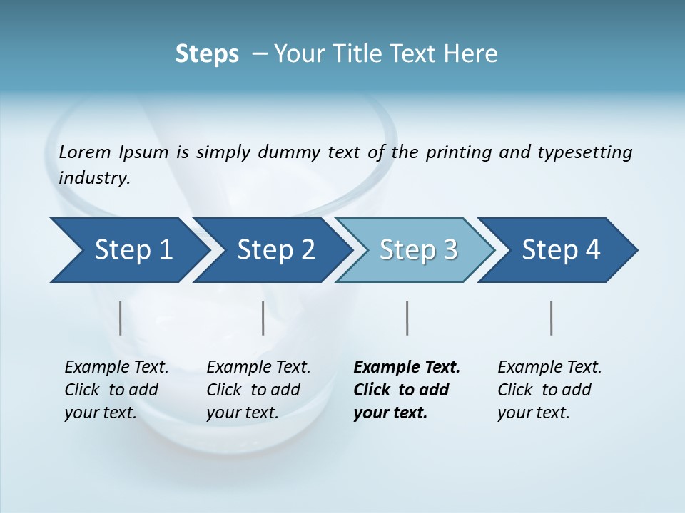Dairy Pour Calcium PowerPoint Template