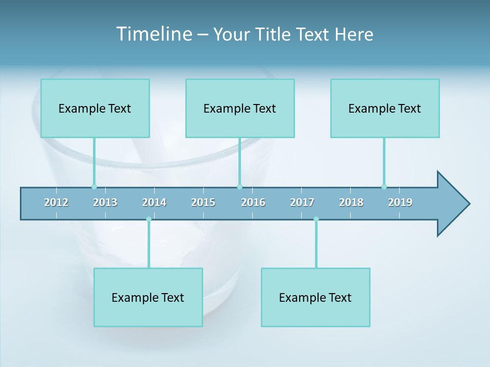 Dairy Pour Calcium PowerPoint Template