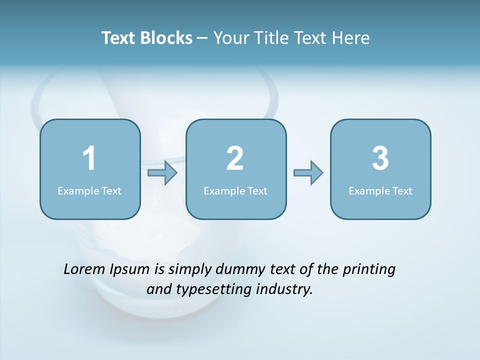 Dairy Pour Calcium PowerPoint Template