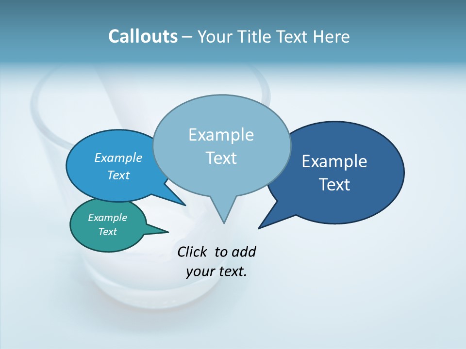 Dairy Pour Calcium PowerPoint Template