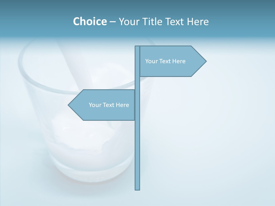 Dairy Pour Calcium PowerPoint Template