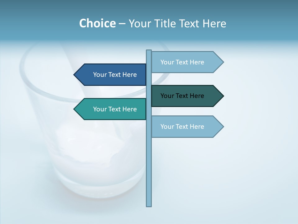 Dairy Pour Calcium PowerPoint Template