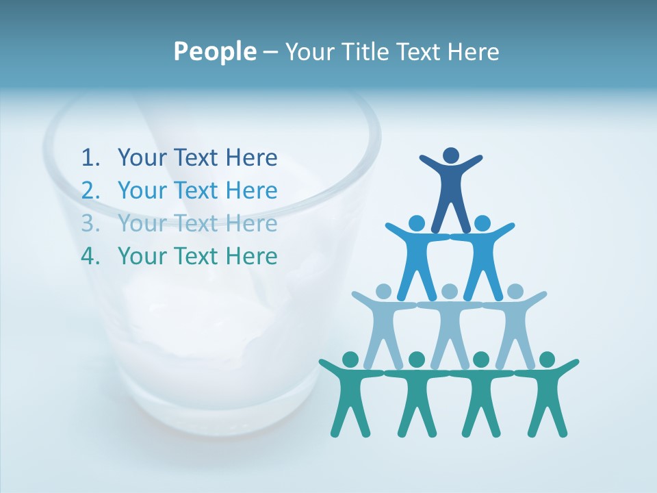 Dairy Pour Calcium PowerPoint Template