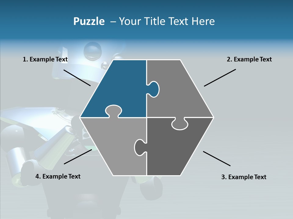 Art Closeup Headshot PowerPoint Template