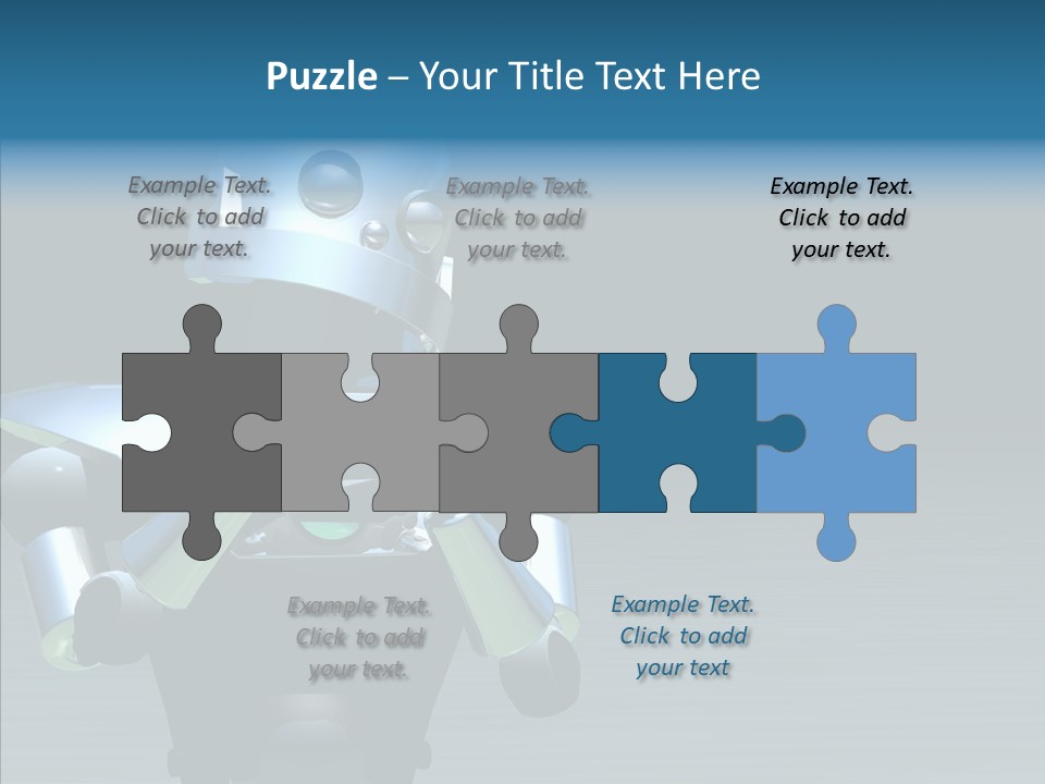 Art Closeup Headshot PowerPoint Template