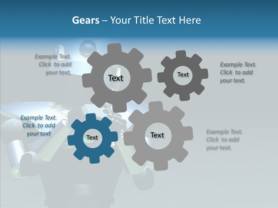 Art Closeup Headshot PowerPoint Template