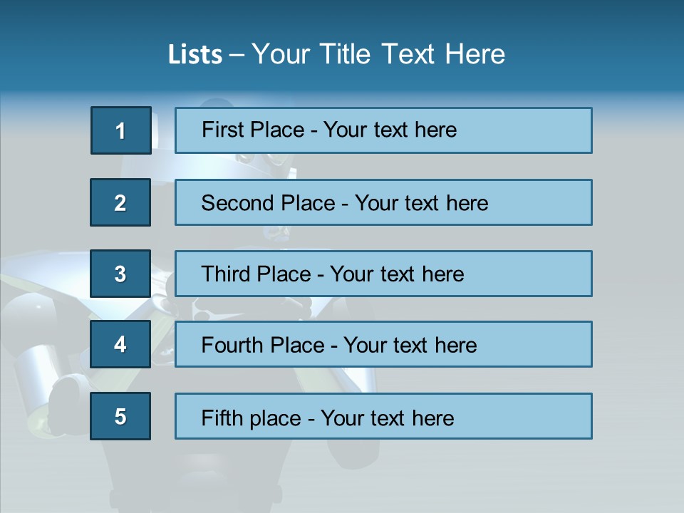 Art Closeup Headshot PowerPoint Template