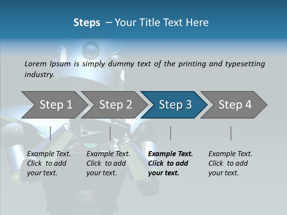 Art Closeup Headshot PowerPoint Template