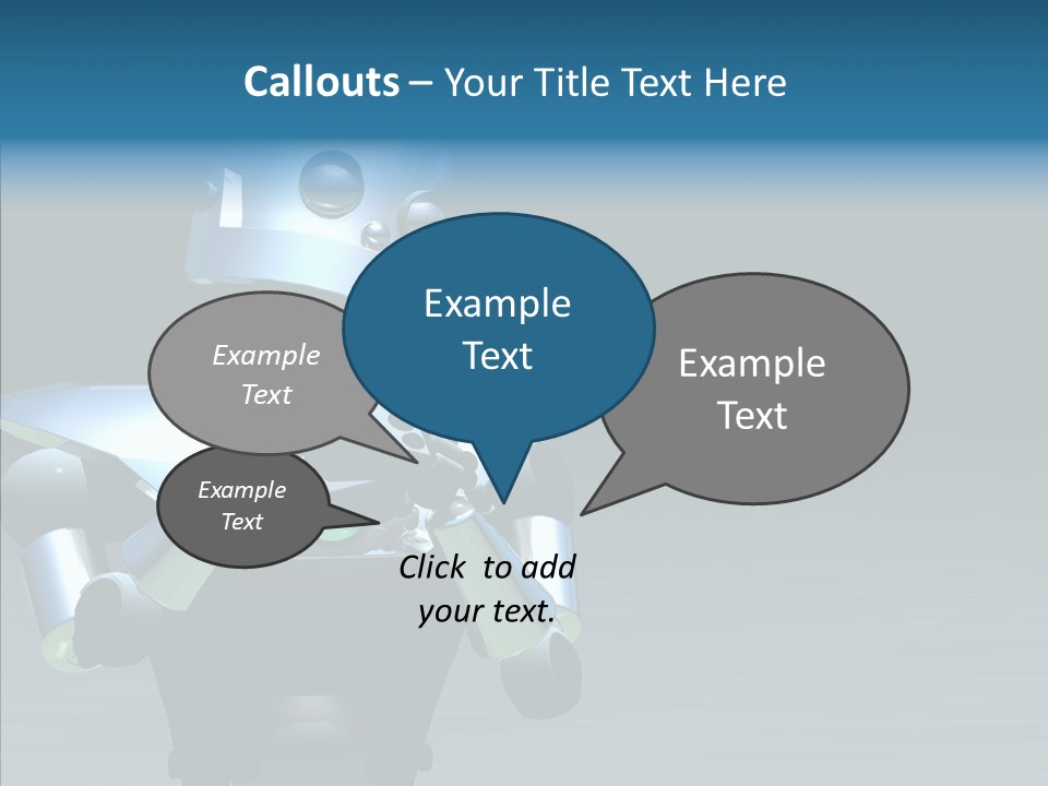 Art Closeup Headshot PowerPoint Template