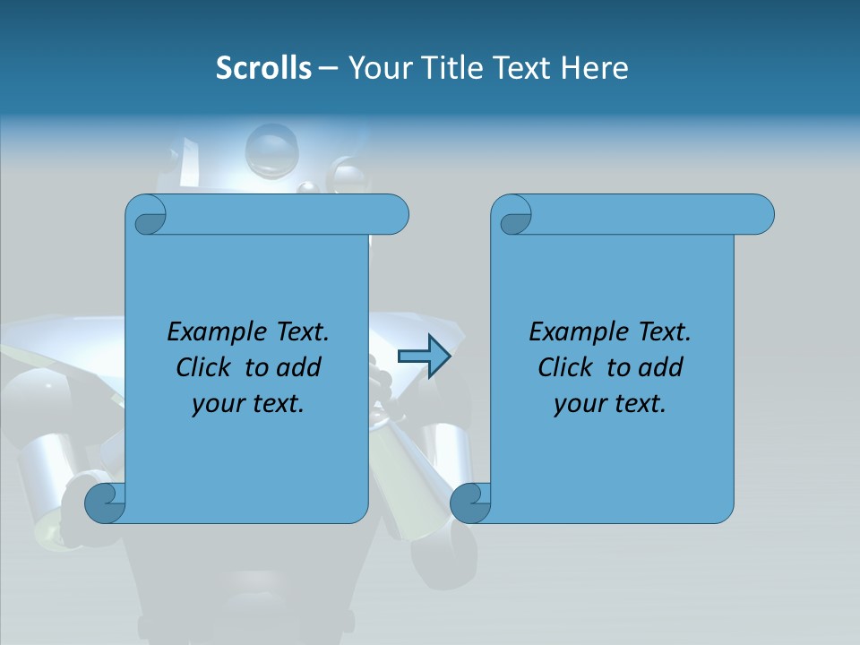 Art Closeup Headshot PowerPoint Template