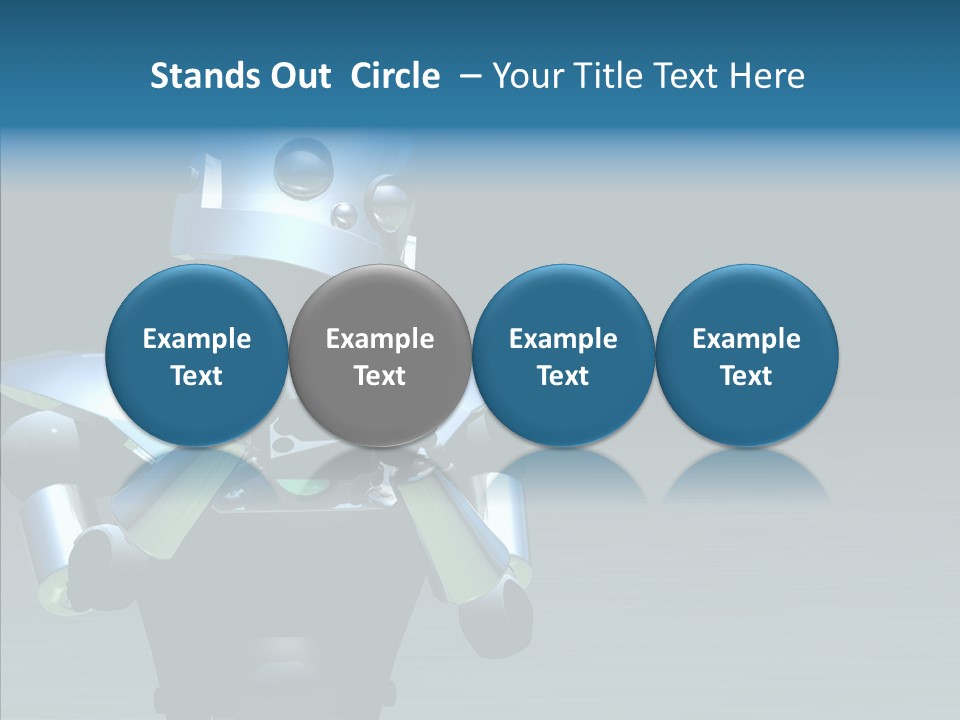 Art Closeup Headshot PowerPoint Template