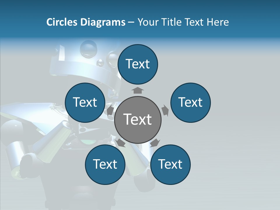 Art Closeup Headshot PowerPoint Template