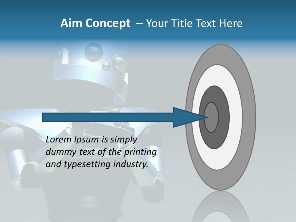 Art Closeup Headshot PowerPoint Template