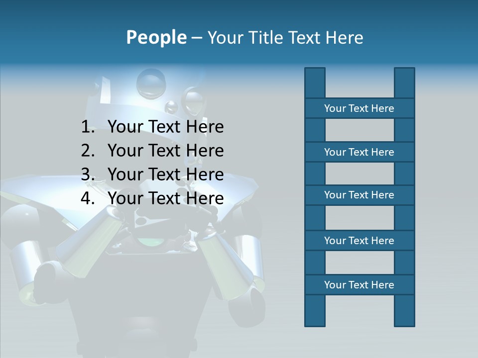 Art Closeup Headshot PowerPoint Template