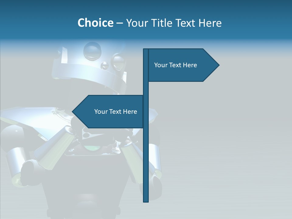 Art Closeup Headshot PowerPoint Template